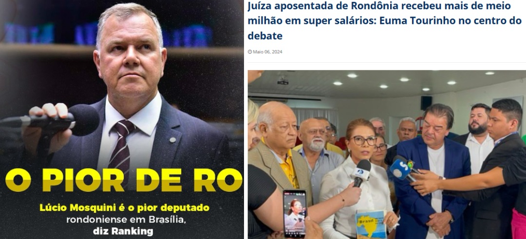 Escândalo em Rondônia: Juíza Aposentada e o Pior Deputado do Estado Dividem Partido e Polêmicas