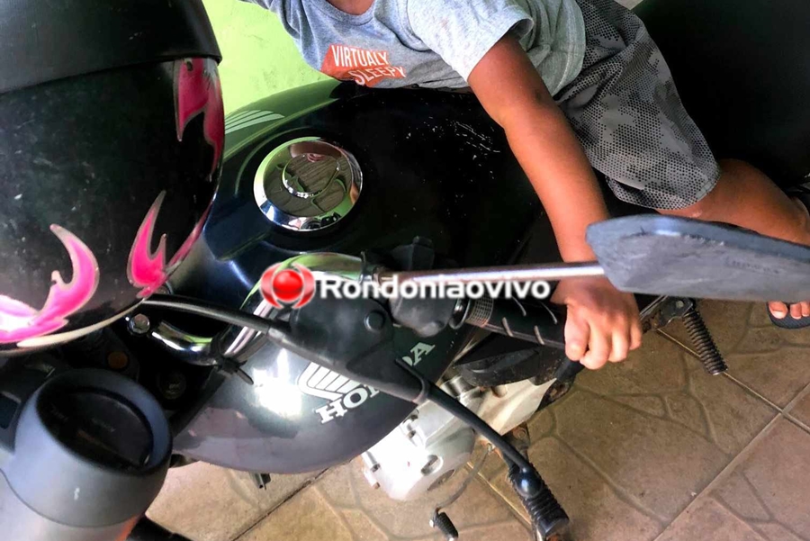 PROCURA-SE: Bandidos roubam moto na zona Sul; rastreamento leva PM até o Orgulho do Madeira